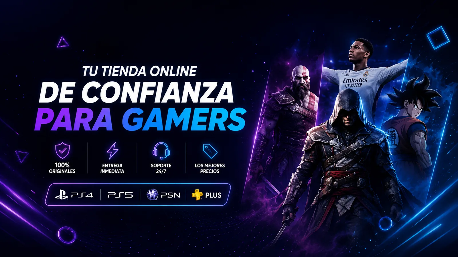 Tienda de juegos digitales en Ecuador - PS4, PS5 y PSN Plus Ecuador